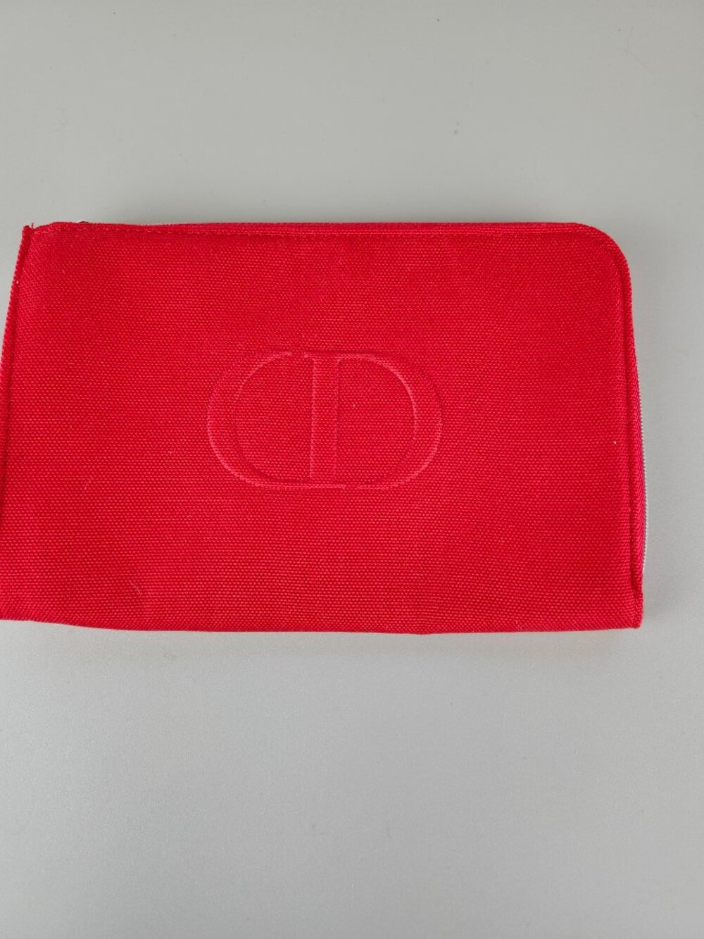 Dior Beauty Red Canvas Pouch